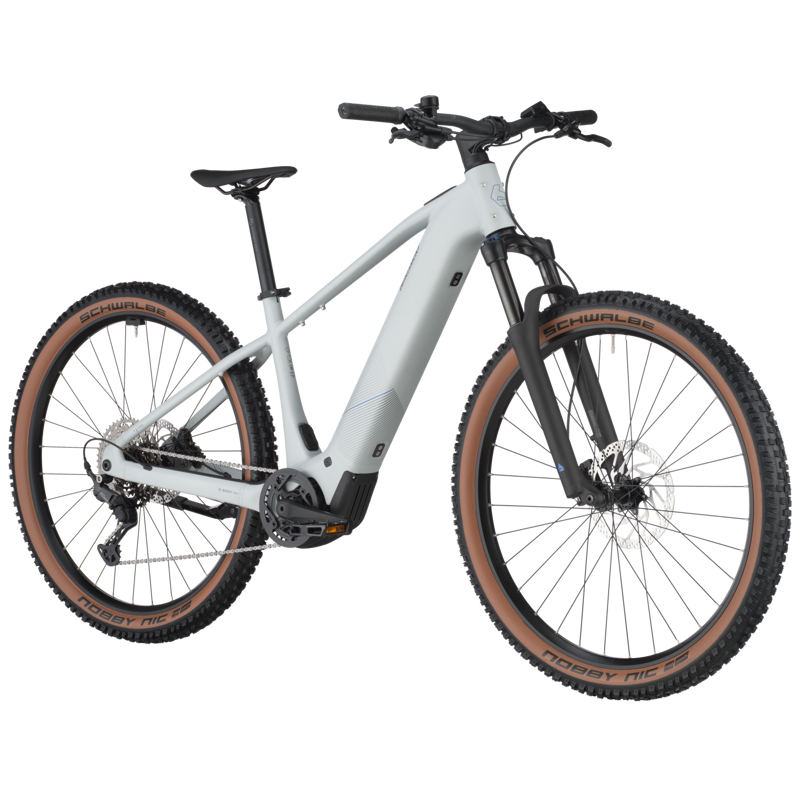 Bergamont E-Revox Sport 20 Electric Hardtail Mountain Bike 2025 in Argento White-1