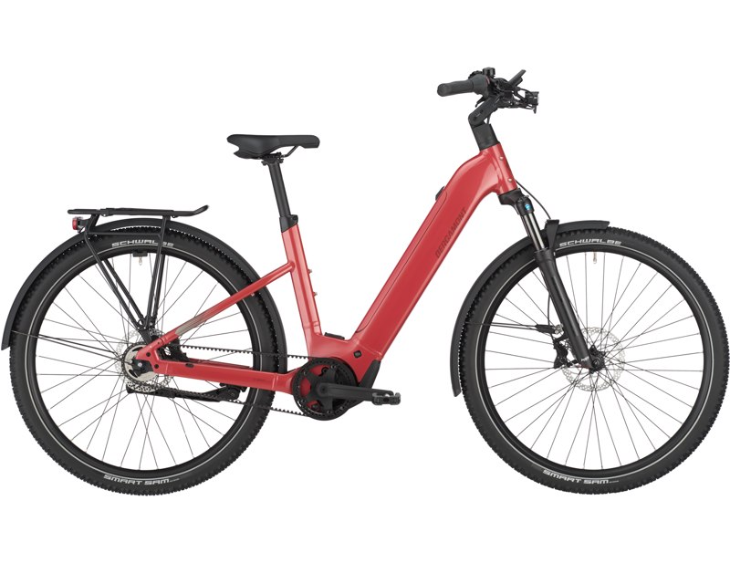 Balfes Bikes Bergamont E-Horizon SUV 20 Belt Wave Electric Hardtail Mountain Bike 2025 in Red | Free postage over £30, £10 off first order, price match & 0% finance.