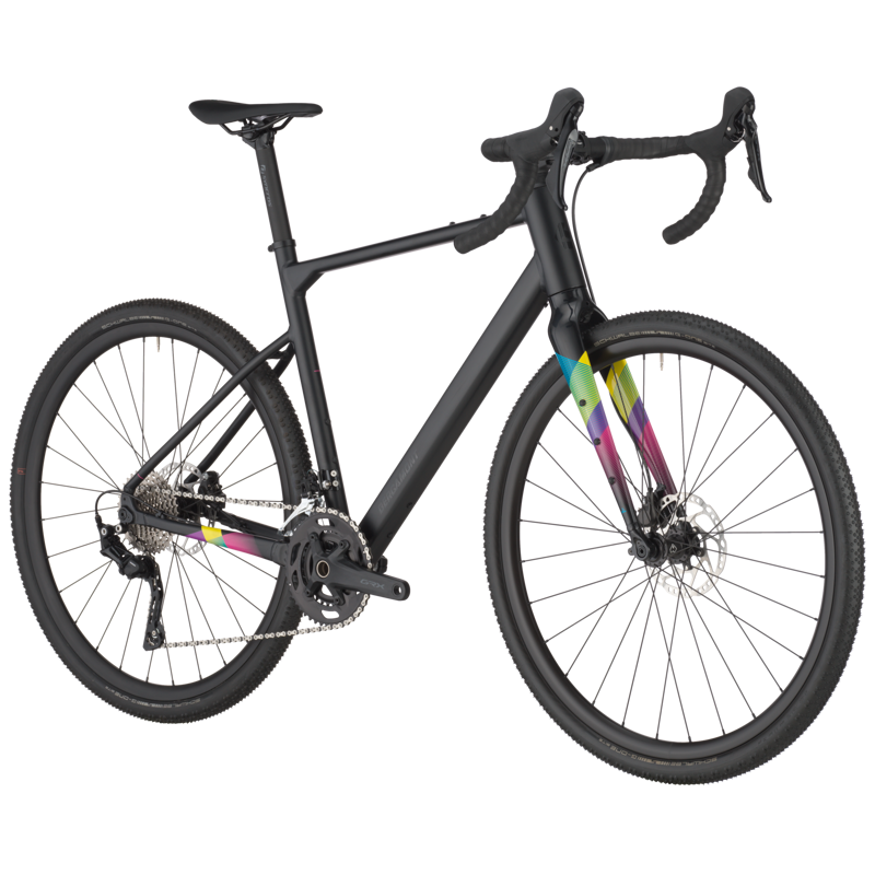 Bergamont Grandurance 6 Gravel Road Bike 2025 in Black Matt-1
