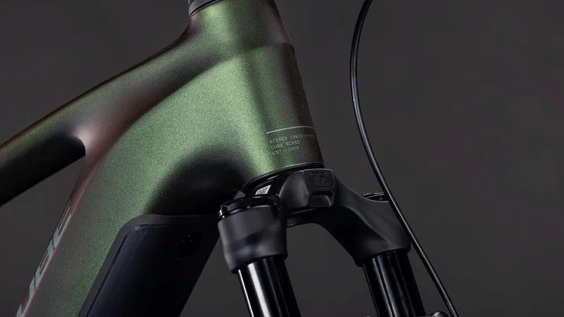 Cube Stereo Hybrid one22 Slx 800 Full Suspension Electric Mountain Bike 2026 in Stellar/Green-5