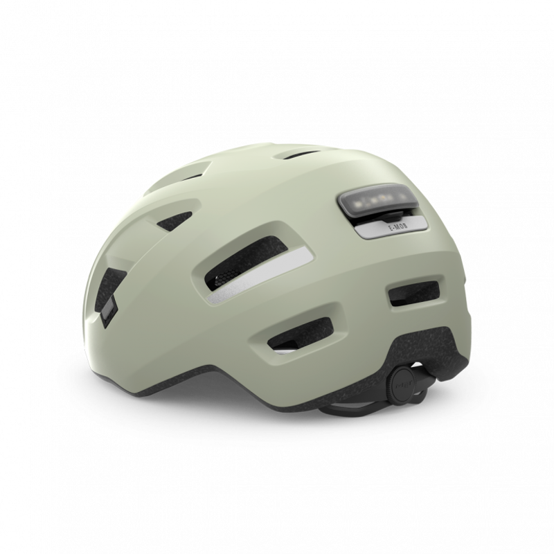 MET E-Mob Urban Helmet in Moss-3