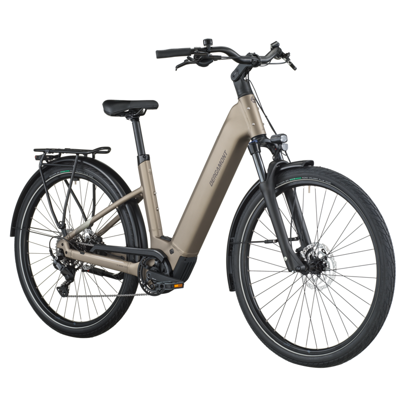 Bergamont E-Horizon Sport 30 Wave Electric Hybrid Bike 2026 in Warm Silver-1
