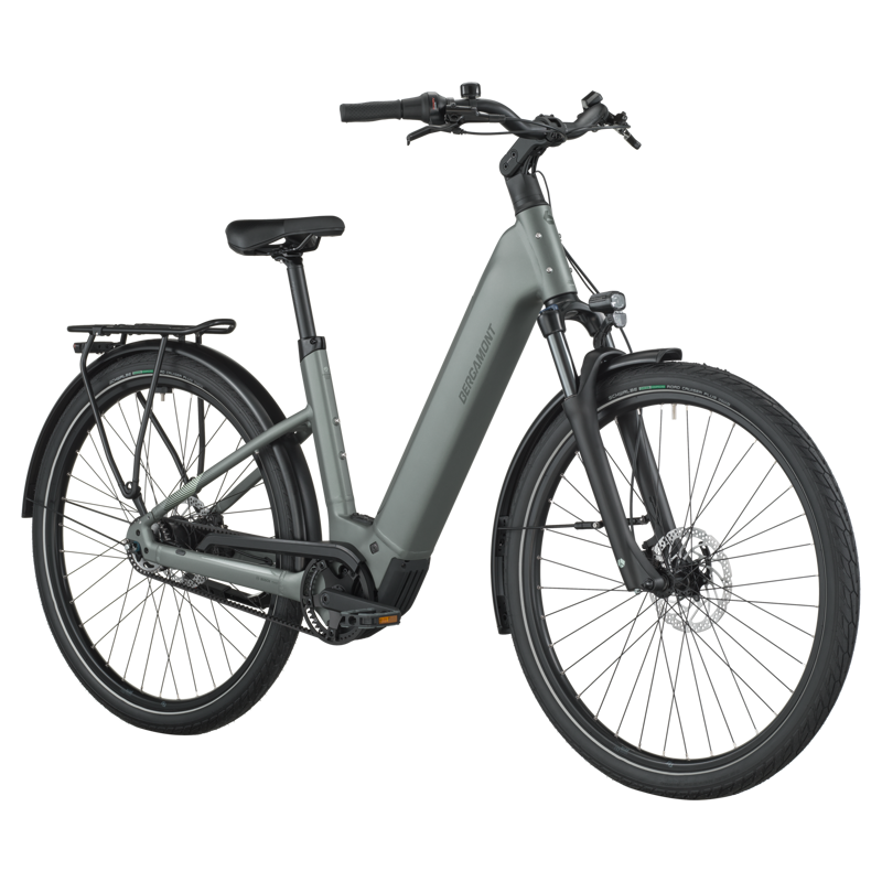 Bergamont E-Horizon Tour 30 Belt Wave Electric Hybrid Bike 2026 in Highland Grey-1