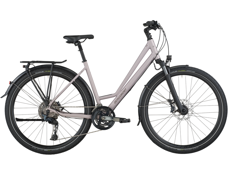 Balfes Bikes Bergamont Vitess 10 Amsterdam Hybrid Bike 2026 in Purple/Silver | Free postage over £30, £10 off first order, price match & 0% finance.