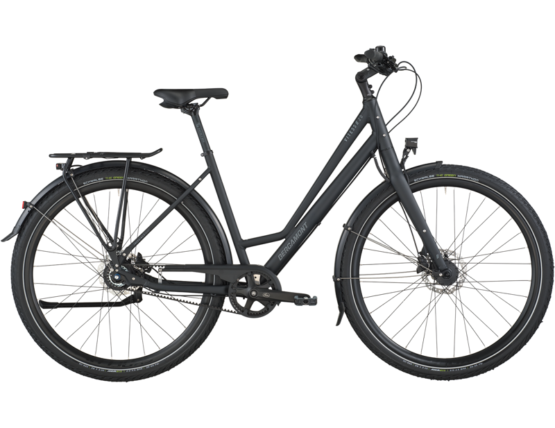 Balfes Bikes Bergamont Vitess 20 Rigid Amsterdam Hybrid Bike 2026 in Matt Black | Free postage over £30, £10 off first order, price match & 0% finance.