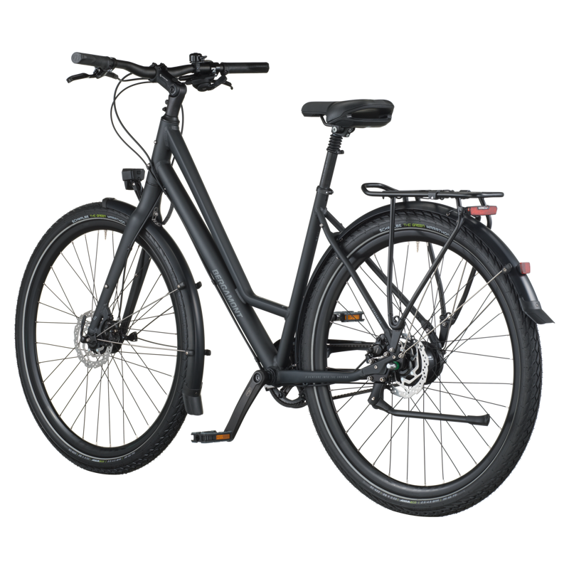 Bergamont Vitess 20 Rigid Amsterdam Hybrid Bike 2026 in Matt Black-2
