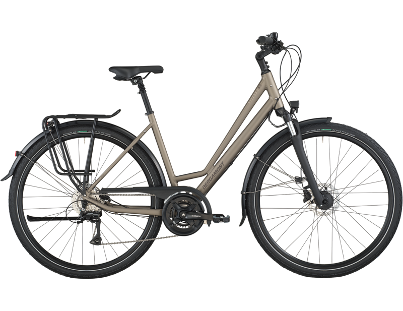 Balfes Bikes Bergamont Vitess 50 Amsterdam Hybrid Bike 2026 in Warm Silver | Free postage over £30, £10 off first order, price match & 0% finance.