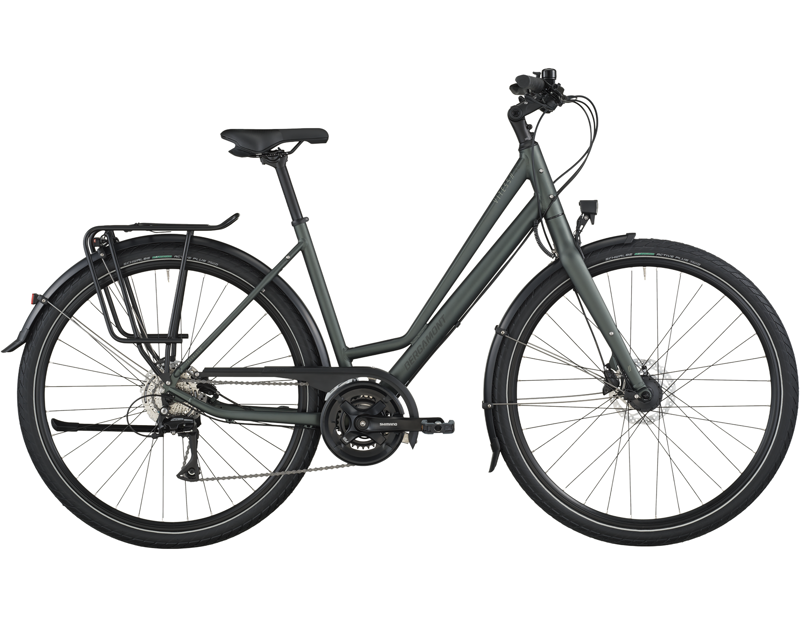 Balfes Bikes Bergamont Vitess 40 Rigid Amsterdam Hybrid Bike 2026 in Kelp Green | Free postage over £30, £10 off first order, price match & 0% finance.