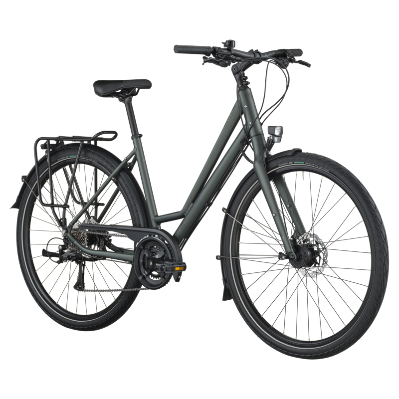 Bergamont Vitess 40 Rigid Amsterdam Hybrid Bike 2026 in Kelp Green-1