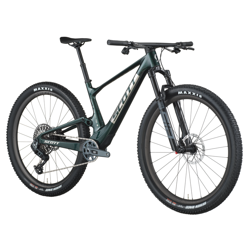 Scott Spark RC Team Issue Full Suspension Mountain Bike 2026 in Twinkle Green-1