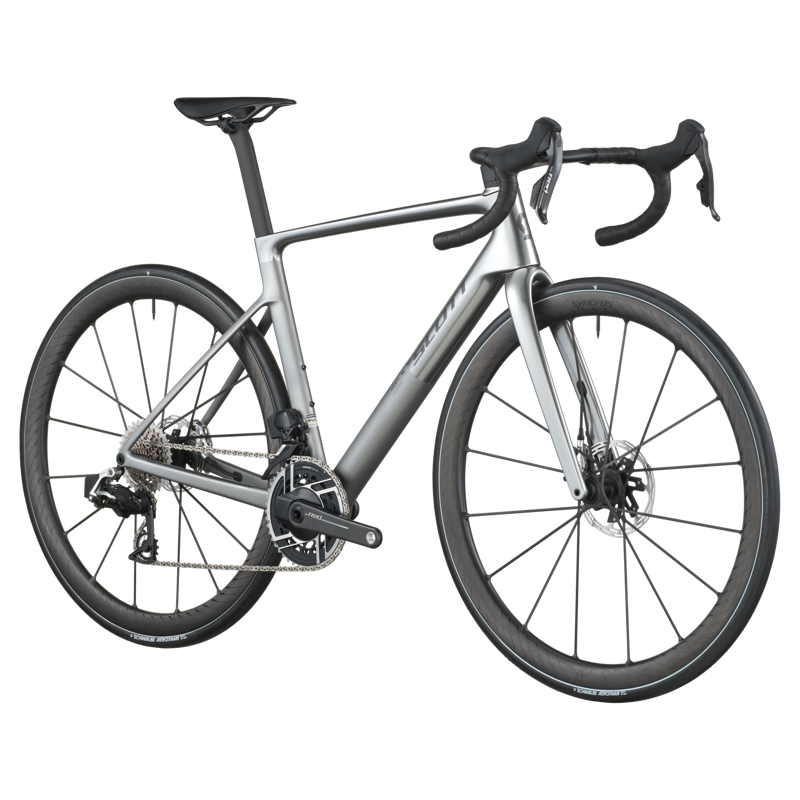 Scott Addict RC Ultimate Road Bike 2026 in Chrome Silver-1