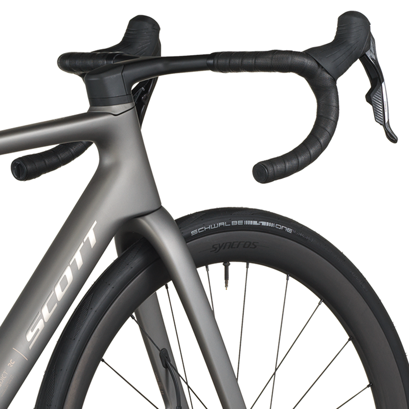 Scott Addict RC Team Road Bike 2026 in Tungsten Grey-4