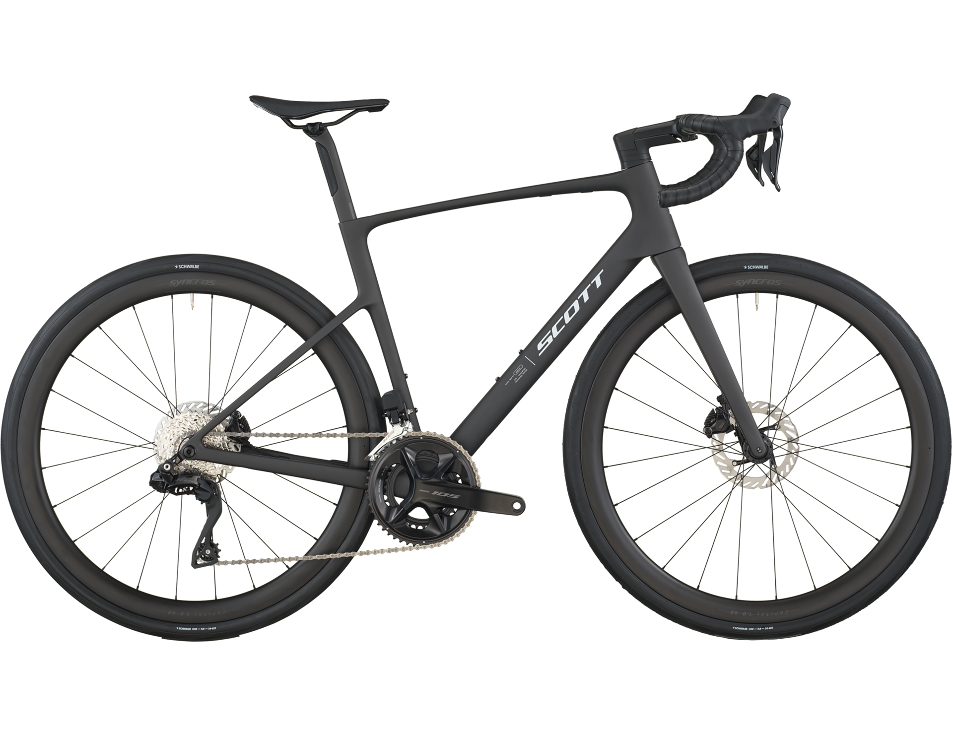 Scott Addict 30 Carbon Road Bike 2027 in Carbon Black