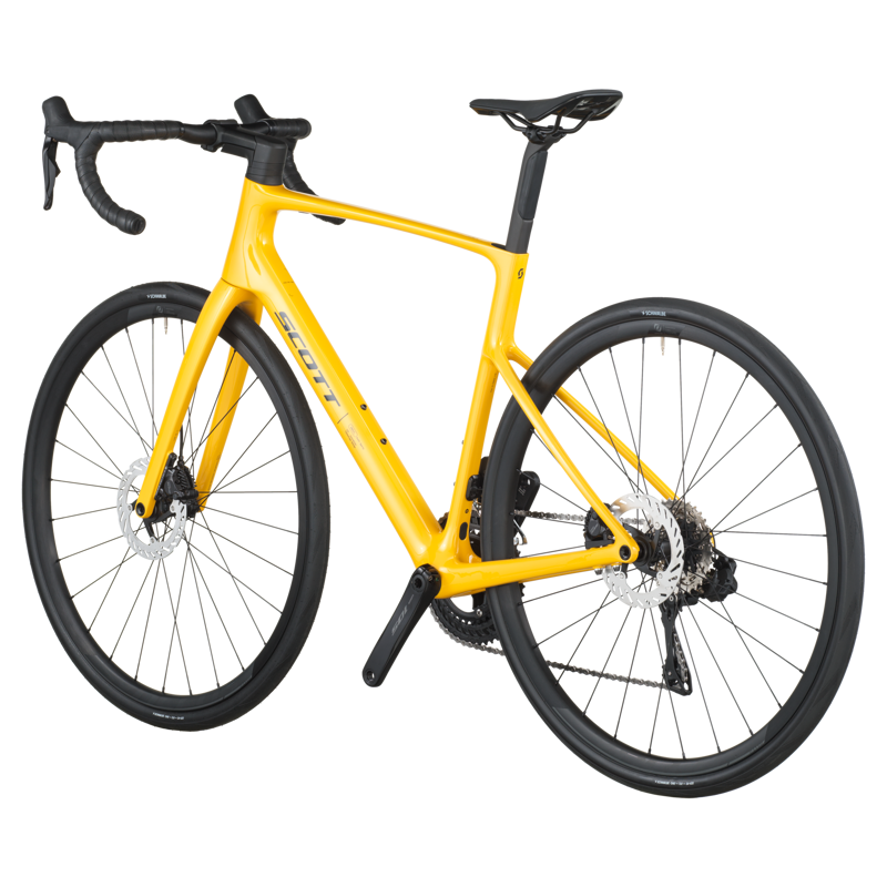 Scott Addict 40 Road Bike 2026 in Vivid Yellow-2