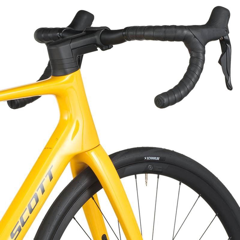 Scott Addict 40 Road Bike 2026 in Vivid Yellow-4