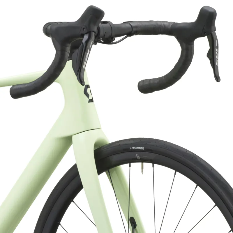 Scott Addict 40 Carbon Road Bike 2027 in Cream Green-7