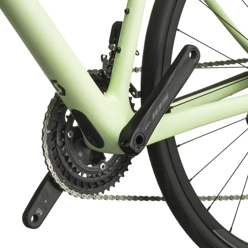 Scott Addict 40 Carbon Road Bike 2027 in Cream Green-6