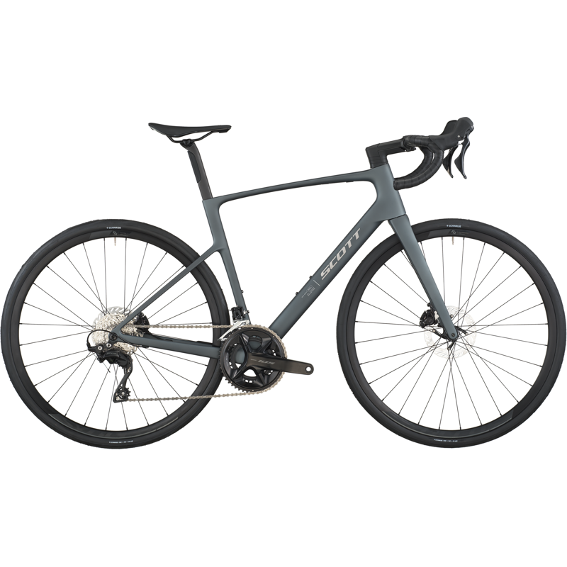 Balfes Bikes Scott Addict 50 Road Bike 2026 in Carbon Grey | Free postage over £30, £10 off first order, price match & 0% finance.