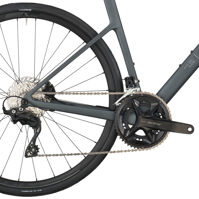 Scott Addict 50 Road Bike 2026 in Carbon Grey-3