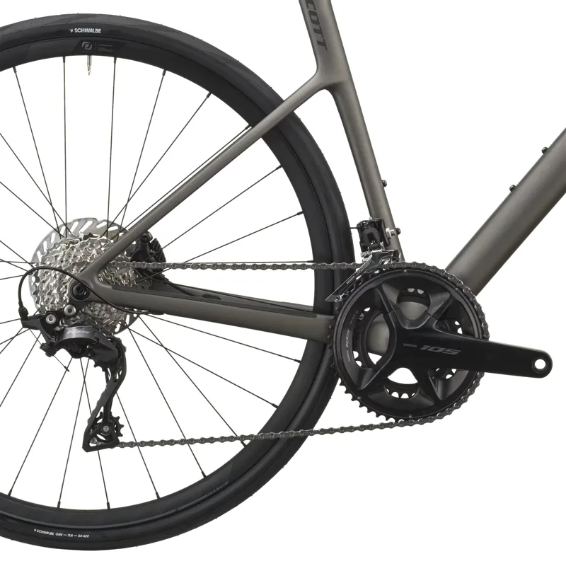 Scott Addict 50 Carbon Road Bike 2027 in Tungsten Grey-3