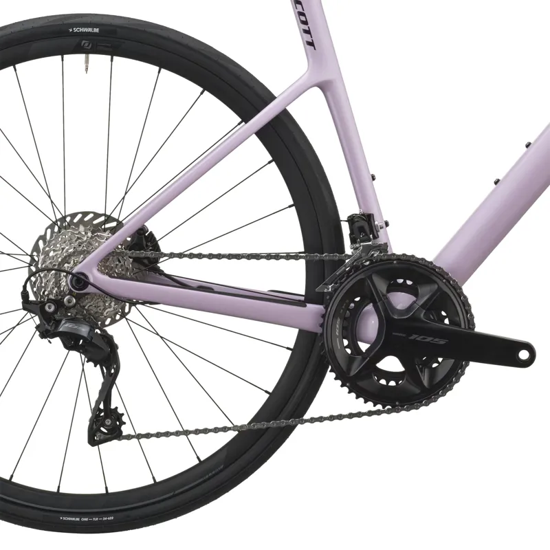 Scott Addict 50 Carbon Road Bike 2027 in Mallow Pink-3
