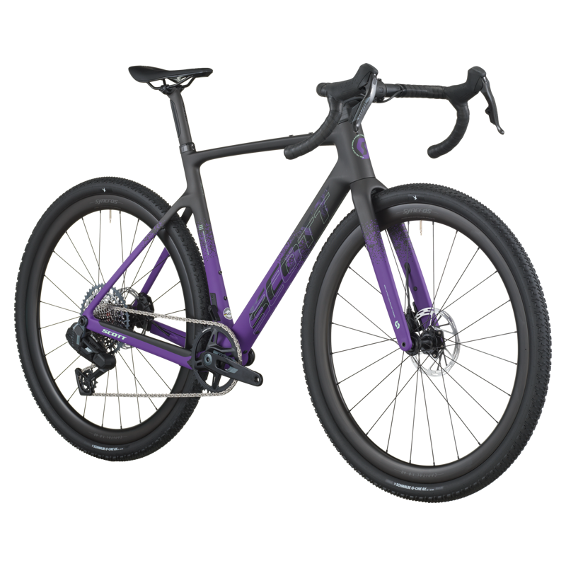 Scott Addict Gravel 20 Gravel Bike 2026 in Carbon Black / Indigo Purple-1