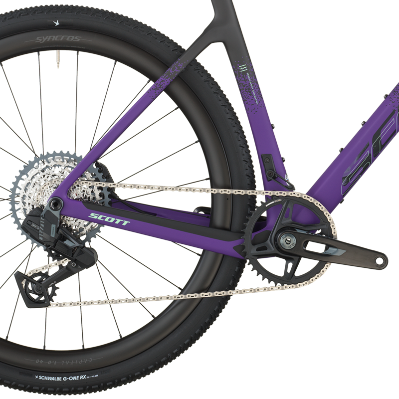 Scott Addict Gravel 20 Gravel Bike 2026 in Carbon Black / Indigo Purple-3