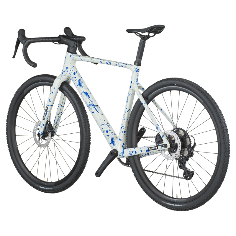Scott Addict Gravel 30 Gravel Bike 2026 in White Splatter Blue-2