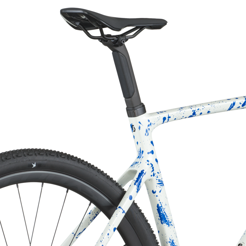 Scott Addict Gravel 30 Gravel Bike 2026 in White Splatter Blue-5