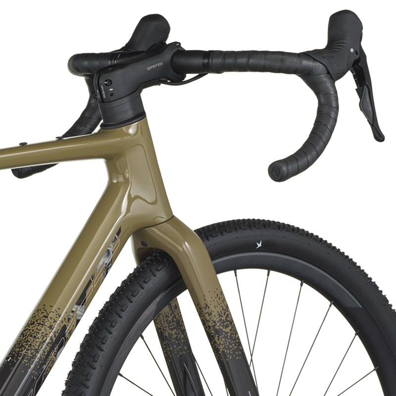 Scott Addict Gravel 40 Gravel Bike 2026 in Kaki Green / Carbon Black-4