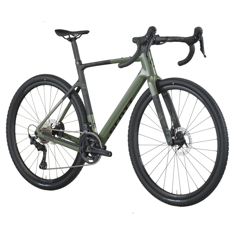 Scott Addict Gravel 40 Gravel Bike 2026 in Wenge Green-1