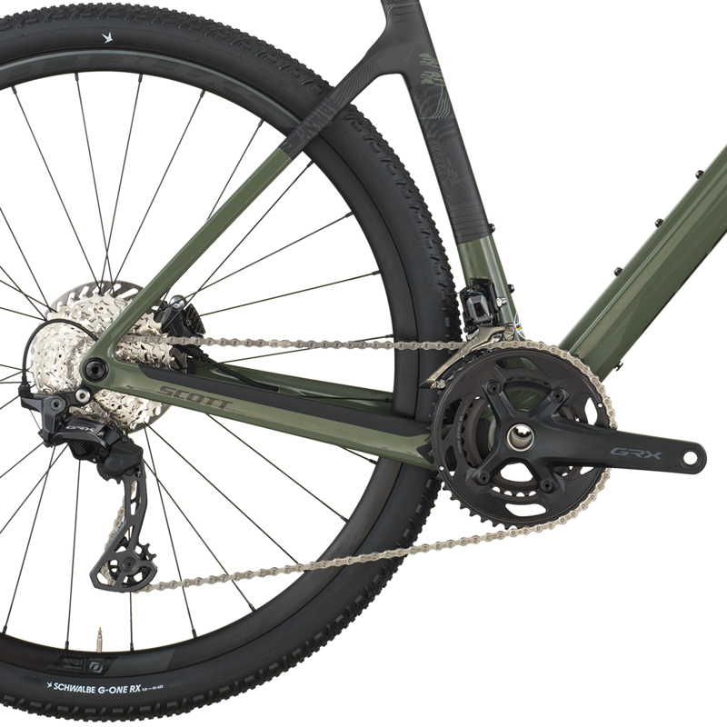 Scott Addict Gravel 40 Gravel Bike 2026 in Wenge Green-3