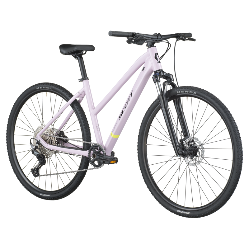 Scott Sub Cross 10 Slope Hybrid Bike 2026 in Violet Pink-1