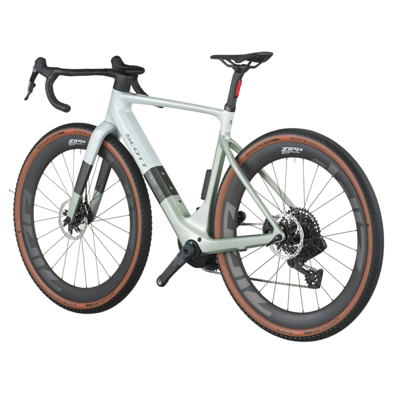 Scott Solace Gravel 10 Electric Gravel Bike 2026 in Pale Green / Beluga Grey-2