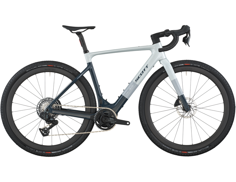 EX DISPLAY Scott Solace Gravel 20 Electric Gravel Bike Large 2026 in Squid Blue / Beluga Grey