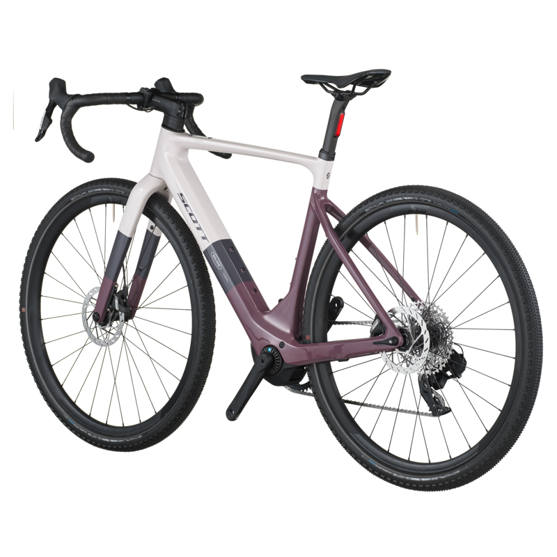 Scott Solace Gravel 30 Electric Gravel Bike 2026 in Mineral Pink / Flint Purple-2