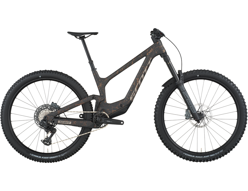 Balfes Bikes Scott Ransom 910 Full Suspension Mountain Bike 2026 in Carbon Black / Crackle Bronze | Free postage over £30, £10 off first order, price match & 0% finance.