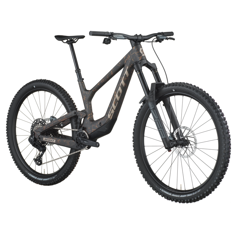 Scott Ransom 910 Full Suspension Mountain Bike 2026 in Carbon Black / Crackle Bronze-1