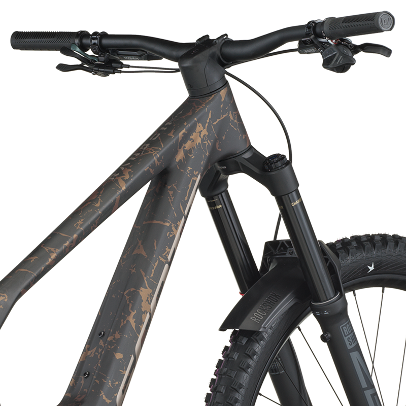 Scott Ransom 910 Full Suspension Mountain Bike 2026 in Carbon Black / Crackle Bronze-3