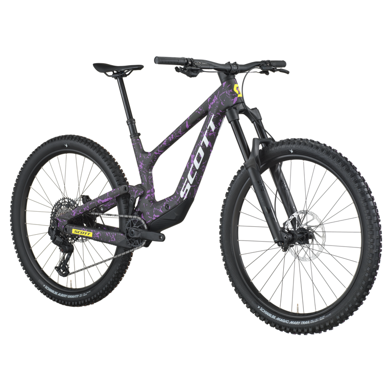 Scott Ransom 920 Full Suspension Mountain Bike 2026 in Carbon Black / Crackle Purple-1