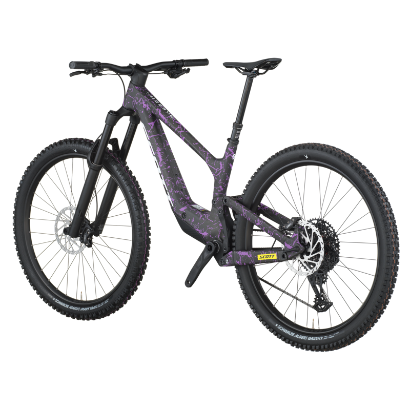 Scott Ransom 920 Full Suspension Mountain Bike 2026 in Carbon Black / Crackle Purple-2