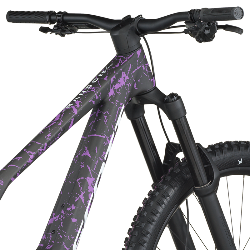 Scott Ransom 920 Full Suspension Mountain Bike 2026 in Carbon Black / Crackle Purple-3