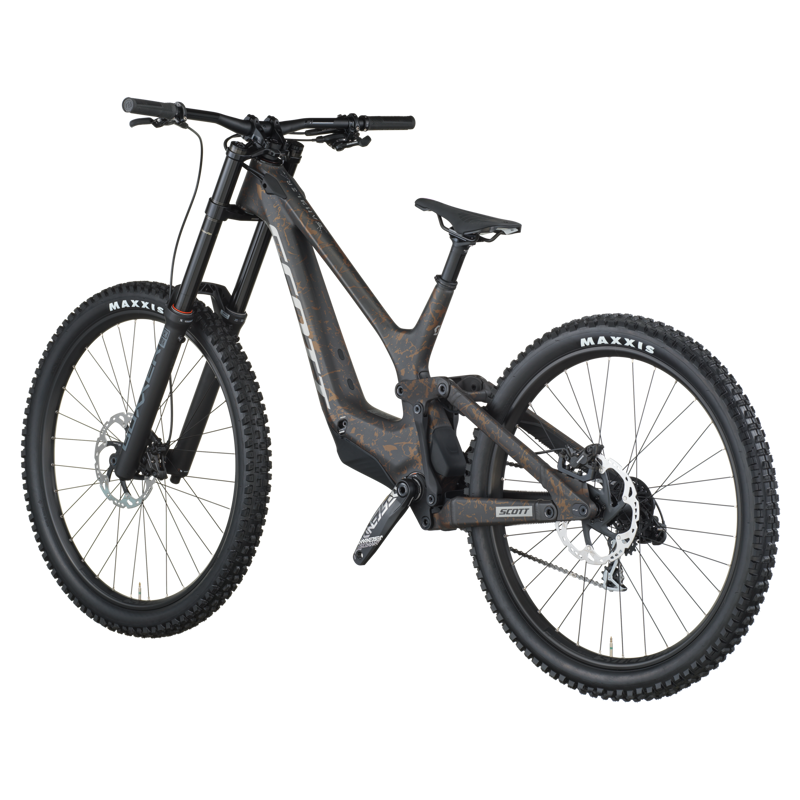 Scott Gambler 10 Full Suspension Mountain Bike 2026 in Carbon Black / Crackle Bronze-2