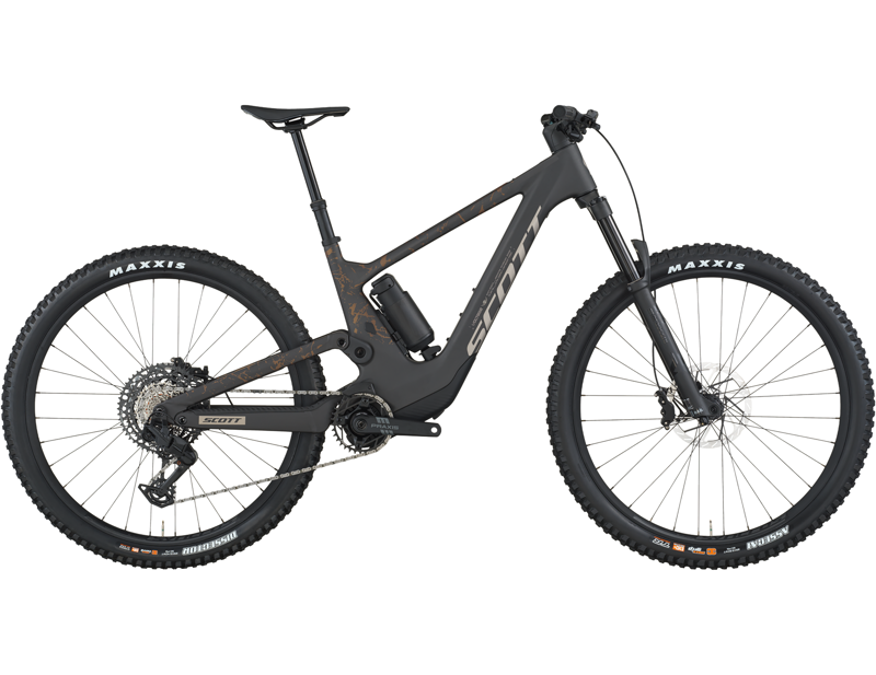 Balfes Bikes Scott Voltage 920 Electric Full Suspension Mountain Bike 2026 in Carbon Black / Crackle Bronze | Free postage over £30, £10 off first order, price match & 0% finance.