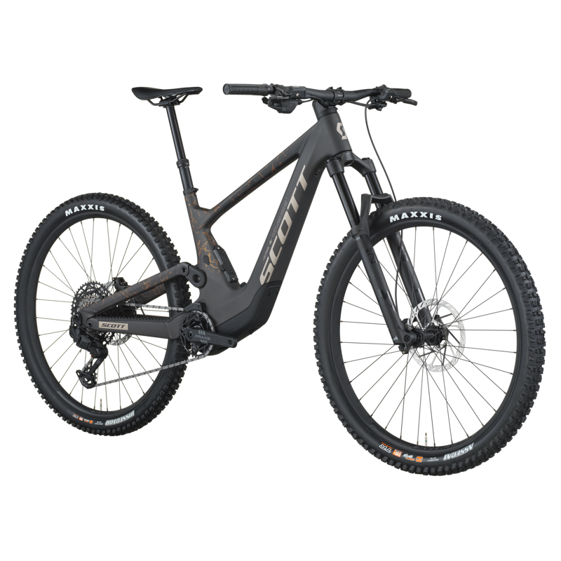 Scott Voltage 920 Electric Full Suspension Mountain Bike 2026 in Carbon Black / Crackle Bronze-1