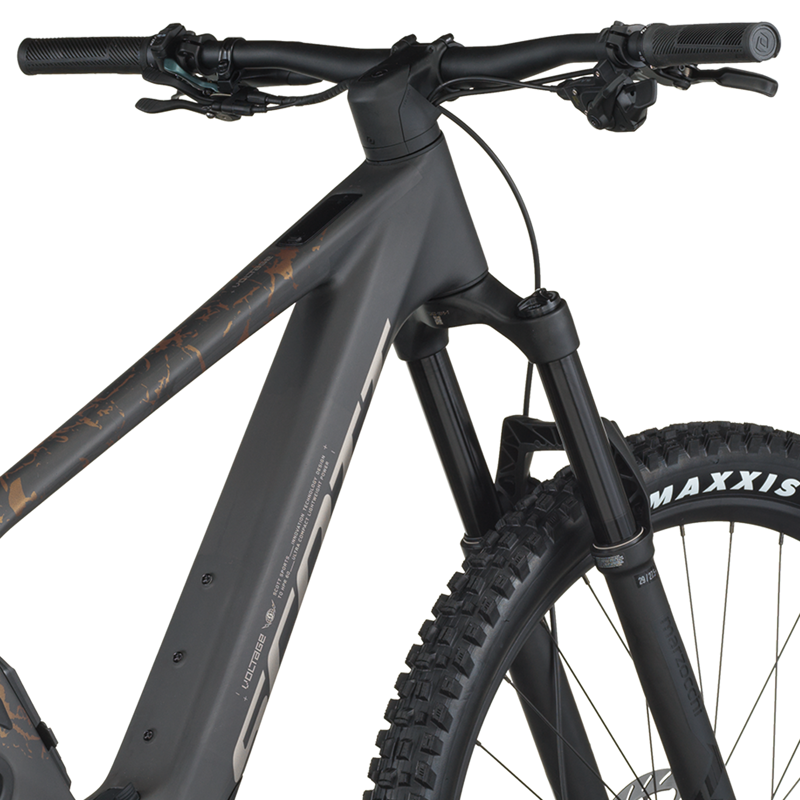 Scott Voltage 920 Electric Full Suspension Mountain Bike 2026 in Carbon Black / Crackle Bronze-3