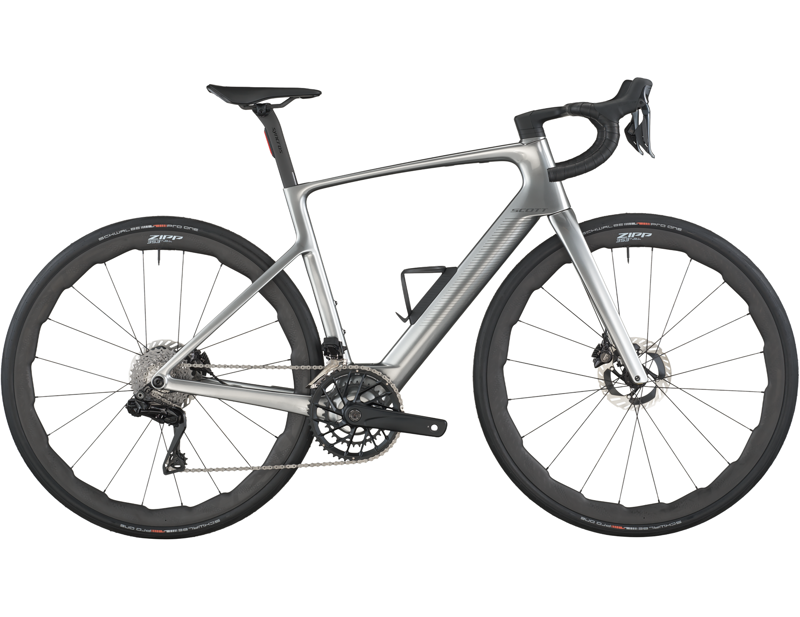Scott Fastlane Premium Electric Road Bike 2026 in Chrome Silver