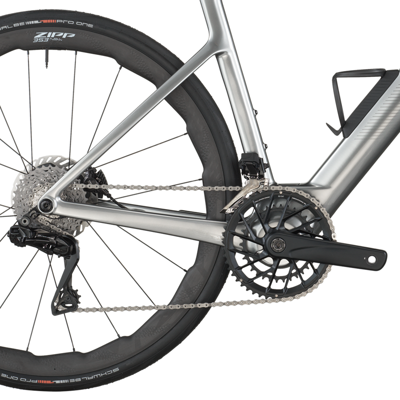 Scott Fastlane Premium Electric Road Bike 2026 in Chrome Silver-3