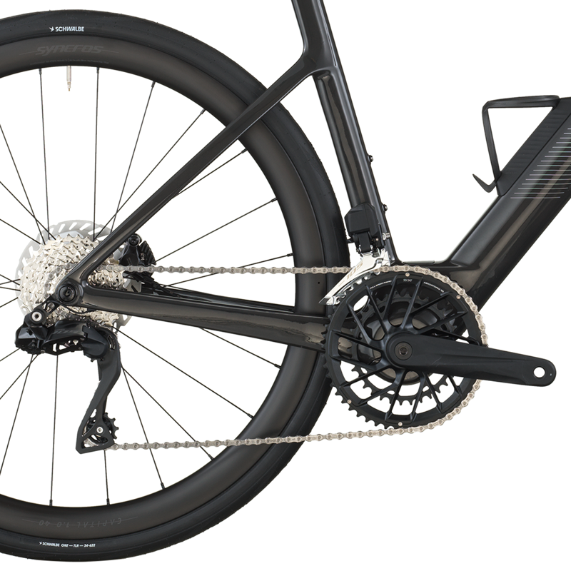 EX DISPLAY Scott Fastlane 20 Electric Road Bike XL 2027 in Carbon Black-3