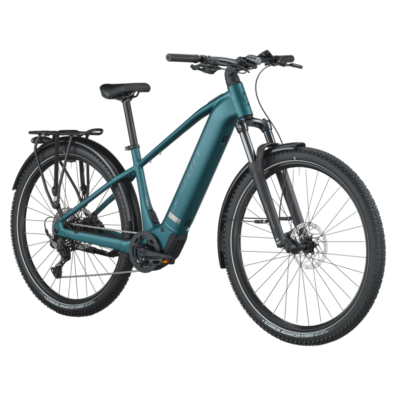 Scott Axis 30 Electric Hybrid Bike 2026 in Cypress Green-1